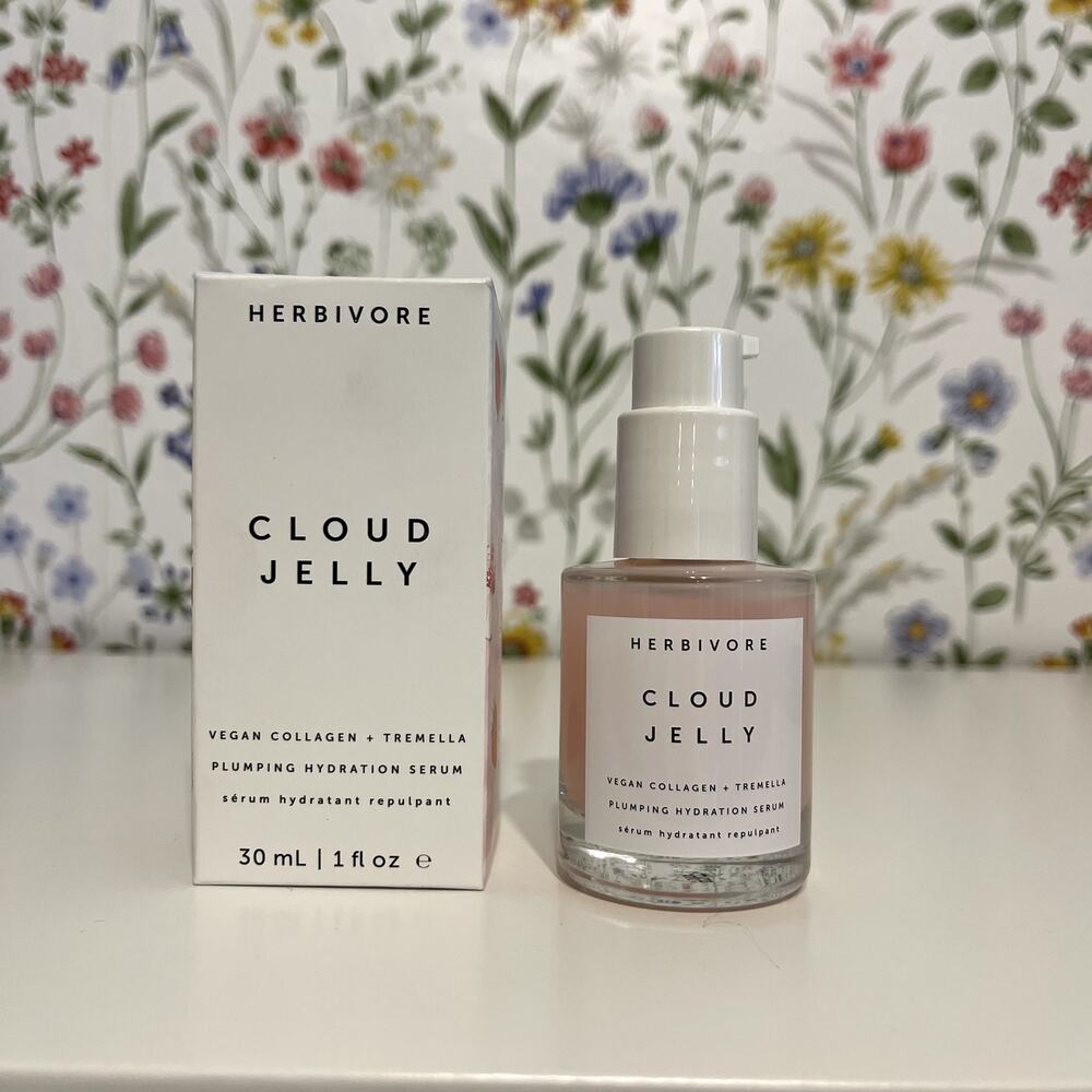 NEW Herbivore Botanicals Cloud Jelly Pink Plumping Hydration Serum 30ml – NIB